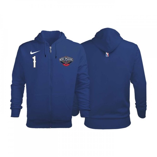 New Orleans Pelicans Icon Edition 2017-2018 Fermuarlı Hoodie