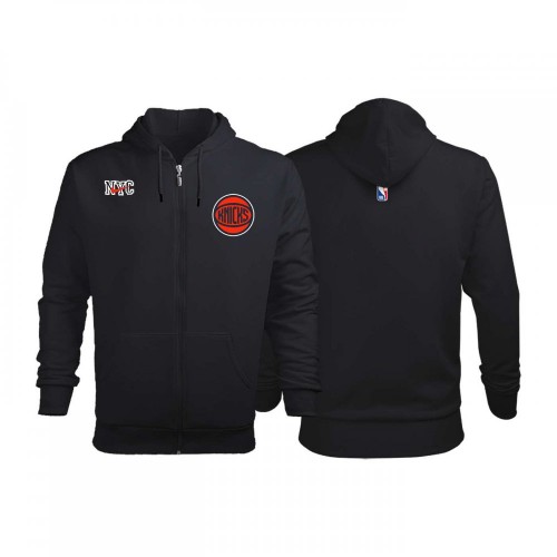 New York Knicks City Edition 2020-2021 Fermuarlı Hoodie