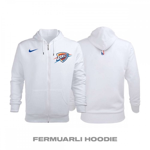 Oklahoma City Thunder Association Edition 2017-2018 Fermuarlı Hoodie