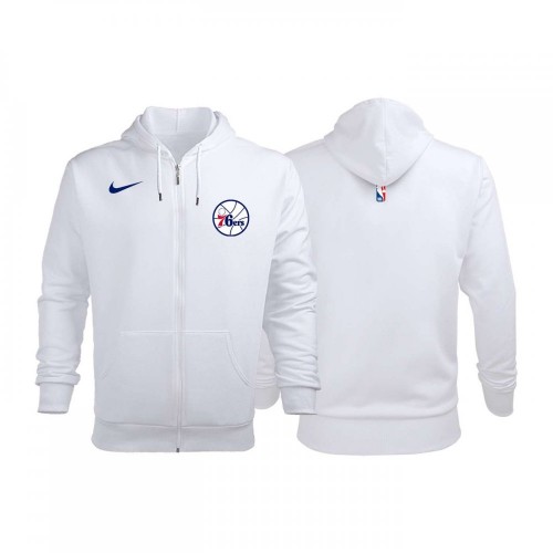 Philadelphia 76ers Association Edition 2019-2020 Fermuarlı Hoodie