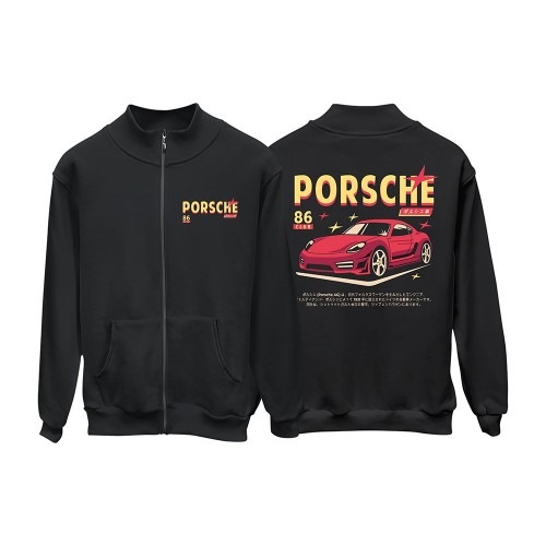 Porsche 86 club Fermuarlı Hırka