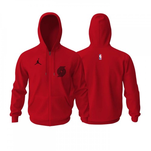 Portland Trail Blazers Statement Edition 2022-2023 Fermuarlı Hoodie