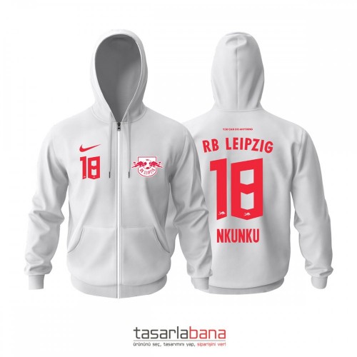 RB Leipzig Third Edition 2021-2022 Fermuarlı Hoodie