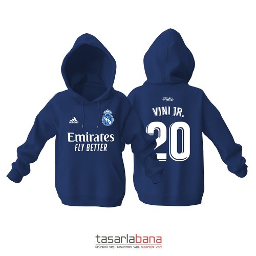 Real Madrid Away Edition 2021-2022 Kapüşonlu Hoodie