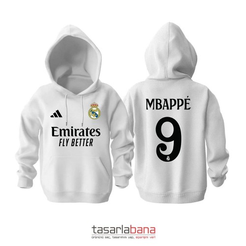 Real Madrid Home 2024-2025 Kapüşonlu Hoodie