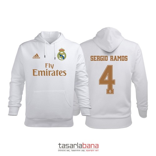 Real Madrid Home Edition 2019-2020 Kapüşonlu Hoodie