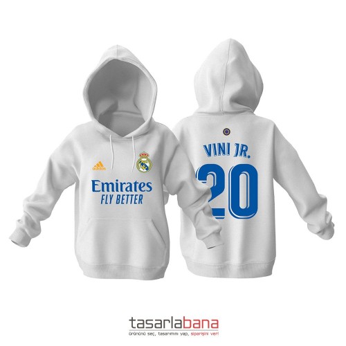 Real Madrid Home Edition 2021-2022 Kapüşonlu Hoodie