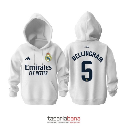 Real Madrid Home Edition 2023-2024 Kapüşonlu Hoodie