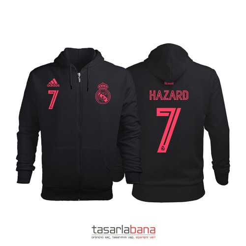 Real Madrid Third Edition 2020-2021 Fermuarlı Kapüşonlu Hoodie