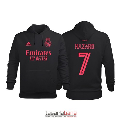 Real Madrid Third Edition 2020-2021 Kapüşonlu Hoodie