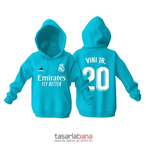 Real Madrid Third Edition 2021-2022 Kapüşonlu Hoodie