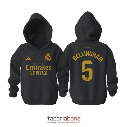 Real Madrid Third Edition 2023-2024 Kapüşonlu Hoodie