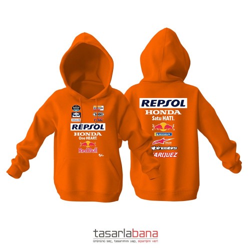 Repsol Honda Team Marc Marquez Edition Kapüşonlu Hoodie