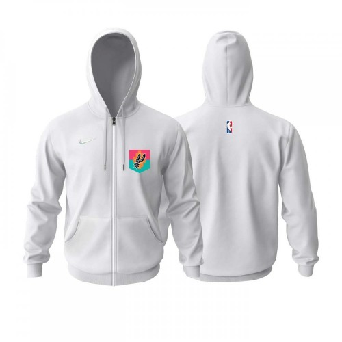 San Antonio Spurs City Edition 2021-2022 Fermuarlı Hoodie