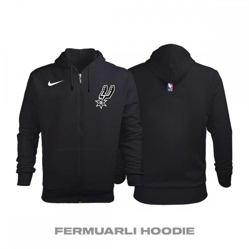 San Antonio Spurs Icon Edition 2019-2020 Fermuarlı Hoodie