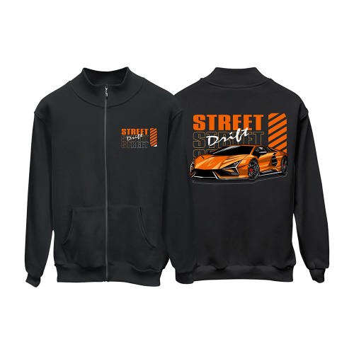 Street Drift Fermuarlı Hırka