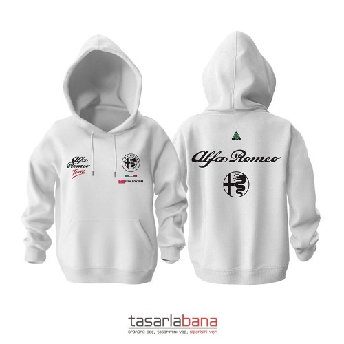 Team Alfa Romeo White Edition 2025 Hoodie