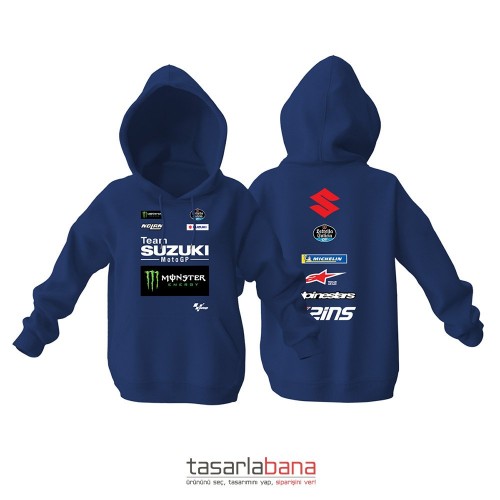 Team Suzuki MotoGP Alex Rins Edition Kapüşonlu Hoodie