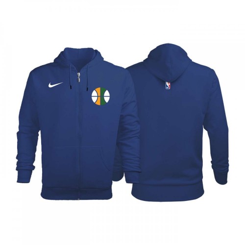 Utah Jazz Icon Edition 2017-2018 Fermuarlı Hoodie